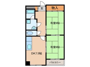 ファミ－ルカシマの物件間取画像